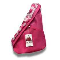 Mochila Transversal Unisex com Alça e Bolso Externo para o dia-a-dia e escolar