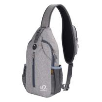 Mochila Transversal WATERFLY Bolsa Sling para Viagem e Caminhada 18x9x38 cm Mochila Transversal WATERFLY Bolsa Sling para Viagem e Caminhada 18x9x38 cm