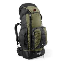 Mochila Trilhas & Rumos Montanha 75 litros Verde e Preto - Trilhas E Rumos