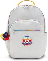 Mochila Truly Grey Rainbow Seoul RBM Kipling