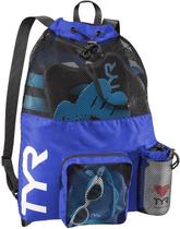 Mochila TYR Big Mesh Mummy 40L para natação, academia e treino Mochila TYR Big Mesh Mummy 40L para natação, academia e treino