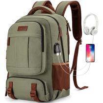 Mochila Tzowla Canvas Laptop 15,6" com porta USB - preta