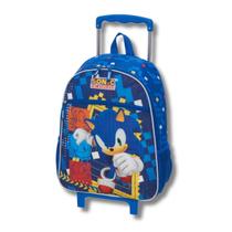 Mochila ul Rodinhas Sonic Infantil Meninos Escolar Passeio Mochila ul Rodinhas Sonic Infantil Meninos Escolar Passeio