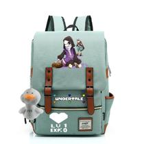 Mochila Undertales Sans Cartoon Kids School Canvas 4 kg
