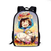Mochila Undertales Timys Cartoon Kids School 28x13x44cm
