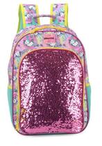 Mochila Unicórnio Lantejoulas e Brilhos - Modelo Alça de Costas Mochila Unicórnio Lantejoulas e Brilhos - Modelo Alça de Costas