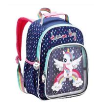 Mochila Unicórnio Pré Escolar Passeio - Denlex