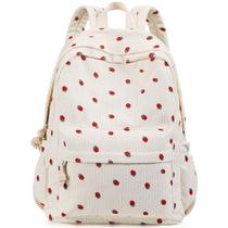 Mochila Unineovo School para meninas em veludo cotelê para laptop de 17 polegadas Mochila Unineovo School para meninas em veludo cotelê para laptop de 17 polegadas