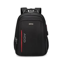Mochila Unissex ACO Escolar Faculdade Trabalho Nylon Impermeavel Notebook Ate 15,6 Mochila Unissex ACO Escolar Faculdade Trabalho Nylon Impermeavel Notebook Ate 15,6