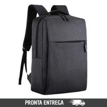 Mochila Unissex Antifurto com Entrada USB Impermeável Compartimento para Notebook Espaçosa Moderna