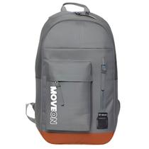Mochila Unissex Juvenil Cores Escolar Viagem Cor:cinza Mochila Unissex Juvenil Cores Escolar Viagem Cor:cinza