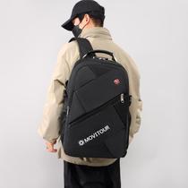 Mochila Unissex Notebook com Cadeado, Entrada para USB/ Fone de ouvido e capa de Chuva - Movitour Quester