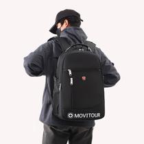Mochila Unissex Notebook com Cadeado, Entrada para USB/ Fone de ouvido e capa de Chuva - Movitour Roamer