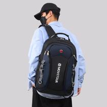 Mochila Unissex Notebook com Cadeado, Entrada para USB/ Fone de ouvido e capa de Chuva - Movitour Venture