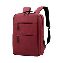 Mochila Unissex para Laptop com Zíper e Multicamadas - 13, 14 e 15 Polegadas