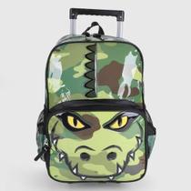 Mochila Up4you Crocodilo com Rodinhas IC37742 Mochila Up4you Crocodilo com Rodinhas IC37742