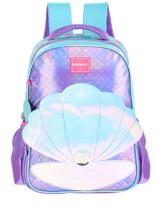 Mochila Up4you De Costas Concha Holográfica Lilás