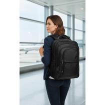 Mochila Urbana Notebook 40L Impermeável Reforçada Preta