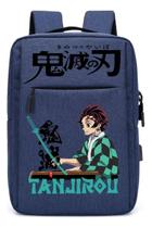 Mochila Usb Demoníaca Anime Estudante De Viagem Escolar
