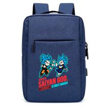 Mochila USB Escolar Estampa Divertida Infantil Dragon Ball Espaço Para Notebook Mochila USB Escolar Estampa Divertida Infantil Dragon Ball Espaço Para Notebook