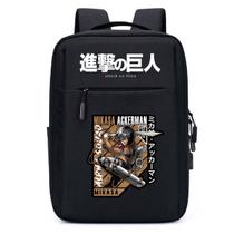 Mochila USB Escolar Estampa Infantil Attack On Titan Notebooks, Trabalho Escola Interface USB