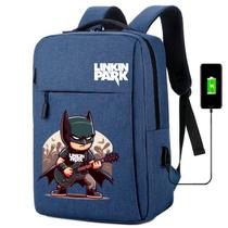 Mochila USB Escolar Estampa Infantil Batman Notebooks, Trabalho Escola (Interface USB)