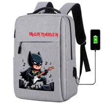 Mochila USB Escolar Estampa Infantil Batman Notebooks, Trabalho Escola (Interface USB)