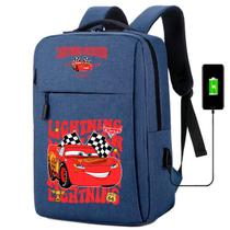 Mochila USB Escolar Estampa Infantil Carros Notebooks, Trabalho Escola (Interface USB)