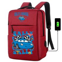 Mochila USB Escolar Estampa Infantil Carros Notebooks, Trabalho Escola (Interface USB)