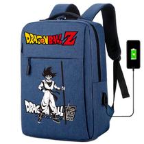 Mochila USB Escolar Estampa Infantil Dragon Ball Notebooks, Trabalho Escola (Interface USB)