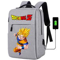 Mochila USB Escolar Estampa Infantil Dragon Ball Notebooks, Trabalho Escola (Interface USB)