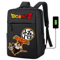 Mochila USB Escolar Estampa Infantil Dragon Ball Notebooks, Trabalho Escola (Interface USB)