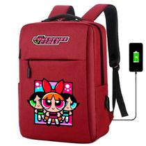 Mochila USB Escolar Estampa Infantil Meninas Super Poderosas Notebooks, Trabalho Escola (Interface USB)