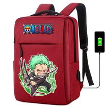 Mochila USB Escolar Estampa Infantil One Peace Notebooks, Trabalho Escola (Interface USB)