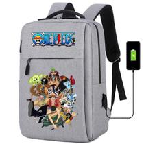 Mochila USB Escolar Estampa Infantil One Peace Notebooks, Trabalho Faculdade Tripulantes Zoro Mochila USB Escolar Estampa Infantil One Peace Notebooks, Trabalho Faculdade Tripulantes Zoro