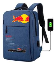 Mochila Usb Red Bu Backpack Meninos Estudantes