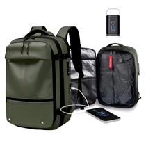 Mochila Vacpack BYED com porta de carregamento USB e bolsa de vácuo