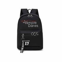 Mochila Vampires Diaries Cartoon Kids School Canvas 4 kg