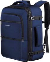 Mochila Vancropak Carry On 40L expansível para viagens azul