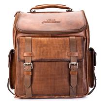 Mochila VELEZ Full Grain Leather 15,6", bolsa para laptop, bronzeada Mochila VELEZ Full Grain Leather 15,6", bolsa para laptop, bronzeada