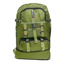 Mochila Verde Militar Esportiva 50L a Prova DÁgua Multifuncional Impermeável Motoqueiro Viagens Camping Trilha Escolar