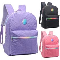 Mochila Versátil Lisa Em Várias Cores Impermeável Infantil - Yepp