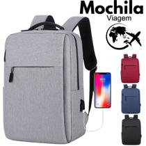 Mochila Viagem de Bordo Escolar À Prova D'água Executiva Notebook Reforçada