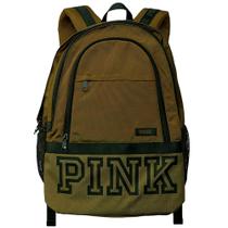 mochila victoria's secret collegiate verde militar
