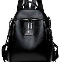 Mochila Vintage Antifurto E Estilo Feminina De Couro Macio Mochila Vintage Antifurto E Estilo Feminina De Couro Macio