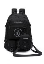 Mochila Volcom Com Shoulder Faculdade Viagem Preto
