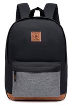 Mochila Volcom Escolar Faculdade Resistente Preta