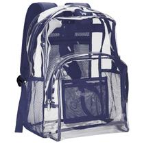 Mochila Vorspack Clear PVC Transparente Heavy Duty Navy