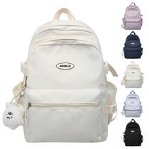 Mochila VTTDB Kawaii Impermeável Casual Branca 30x19x43cm Mochila VTTDB Kawaii Impermeável Casual Branca 30x19x43cm