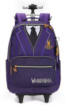 Mochila Wandinha - Escolar De Rodinhas - LUXCEL